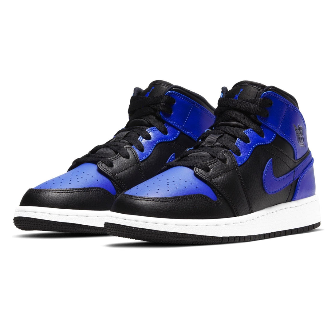 Air Jordan 1 Mid GS 'Hyper Royal'- Streetwear Fashion - lacezy.com