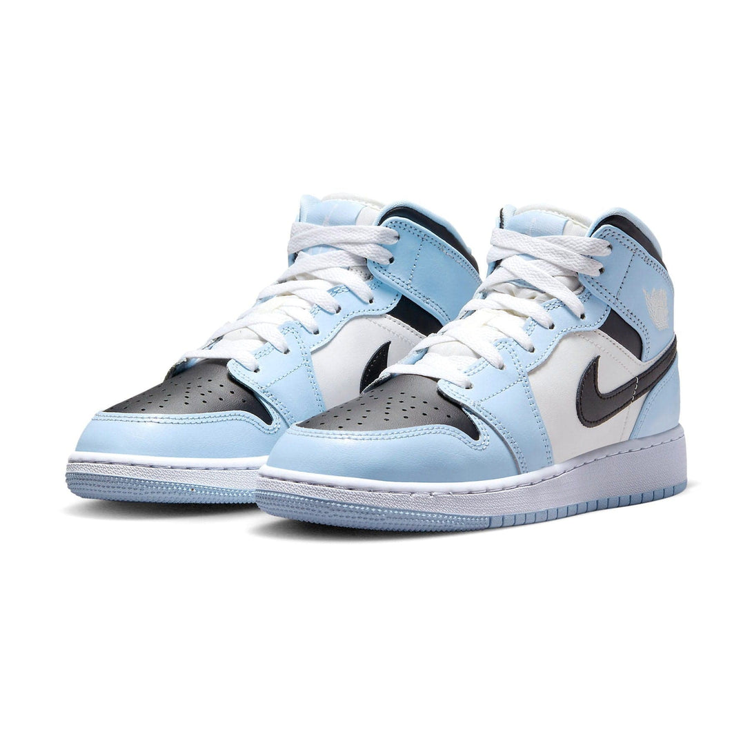 Air Jordan 1 Mid GS 'Ice Blue'- Streetwear Fashion - lacezy.com