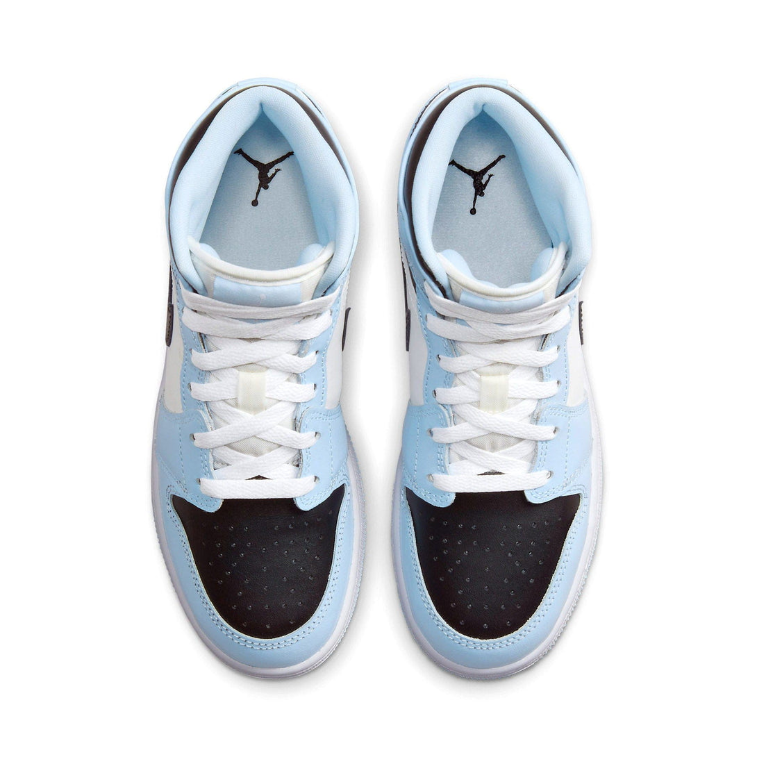 Air Jordan 1 Mid GS 'Ice Blue'- Streetwear Fashion - lacezy.com