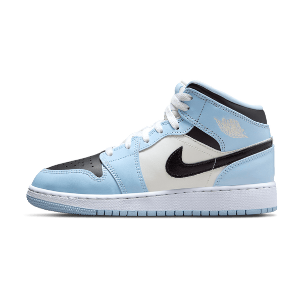 Air Jordan 1 Mid GS 'Ice Blue'- Streetwear Fashion - lacezy.com