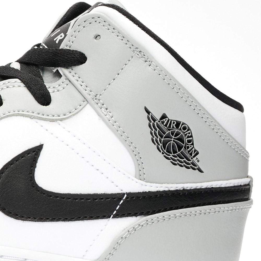 Air Jordan 1 Mid GS "Light Smoke Grey"- Streetwear Fashion - lacezy.com