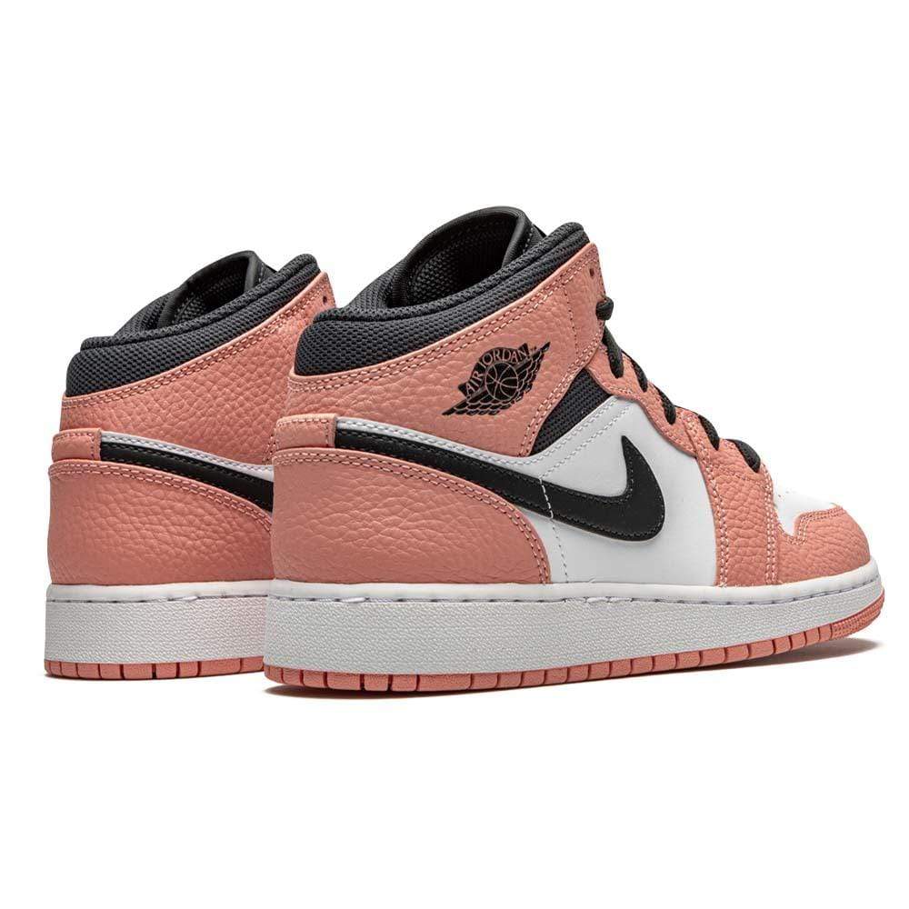 Air Jordan 1 Mid GS ‘Pink Quartz’- Streetwear Fashion - lacezy.com