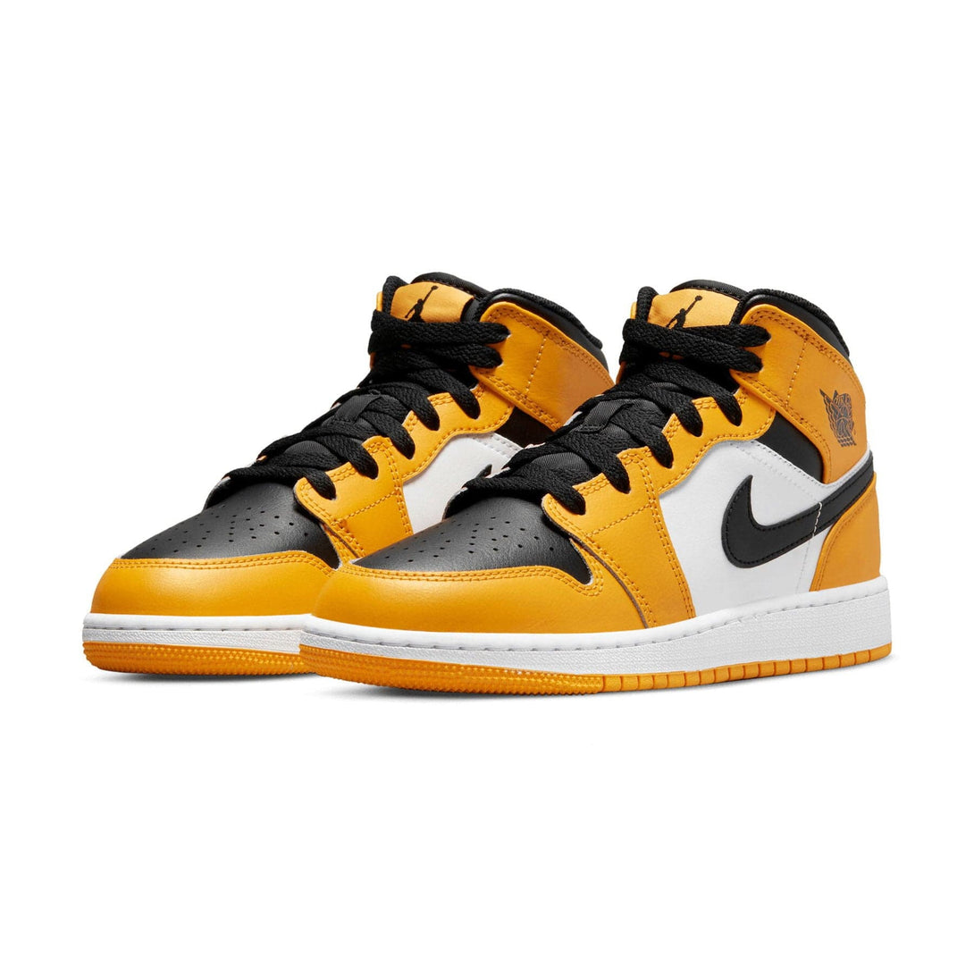 Air Jordan 1 Mid GS 'Taxi'- Streetwear Fashion - lacezy.com