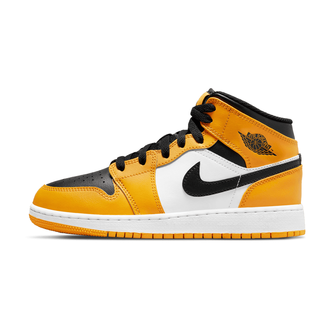 Air Jordan 1 Mid GS 'Taxi'- Streetwear Fashion - lacezy.com