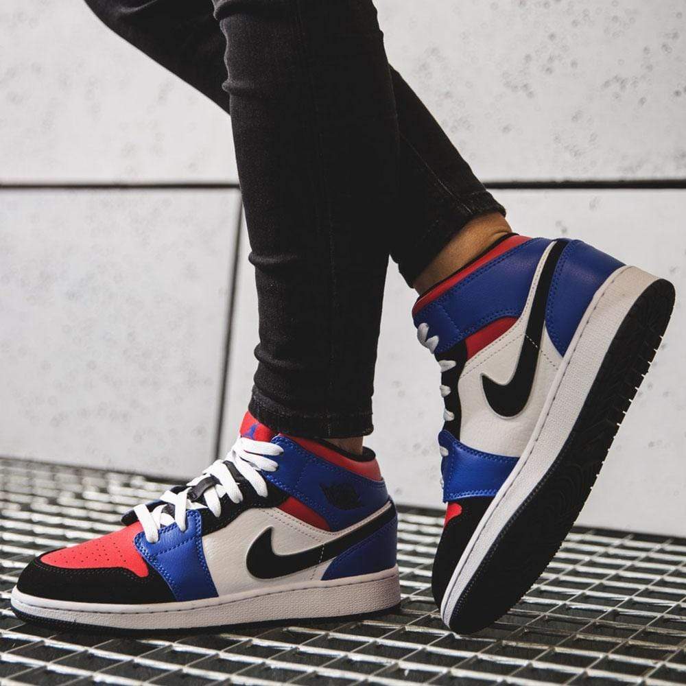 Air Jordan 1 Mid GS 'Top 3'- Streetwear Fashion - lacezy.com