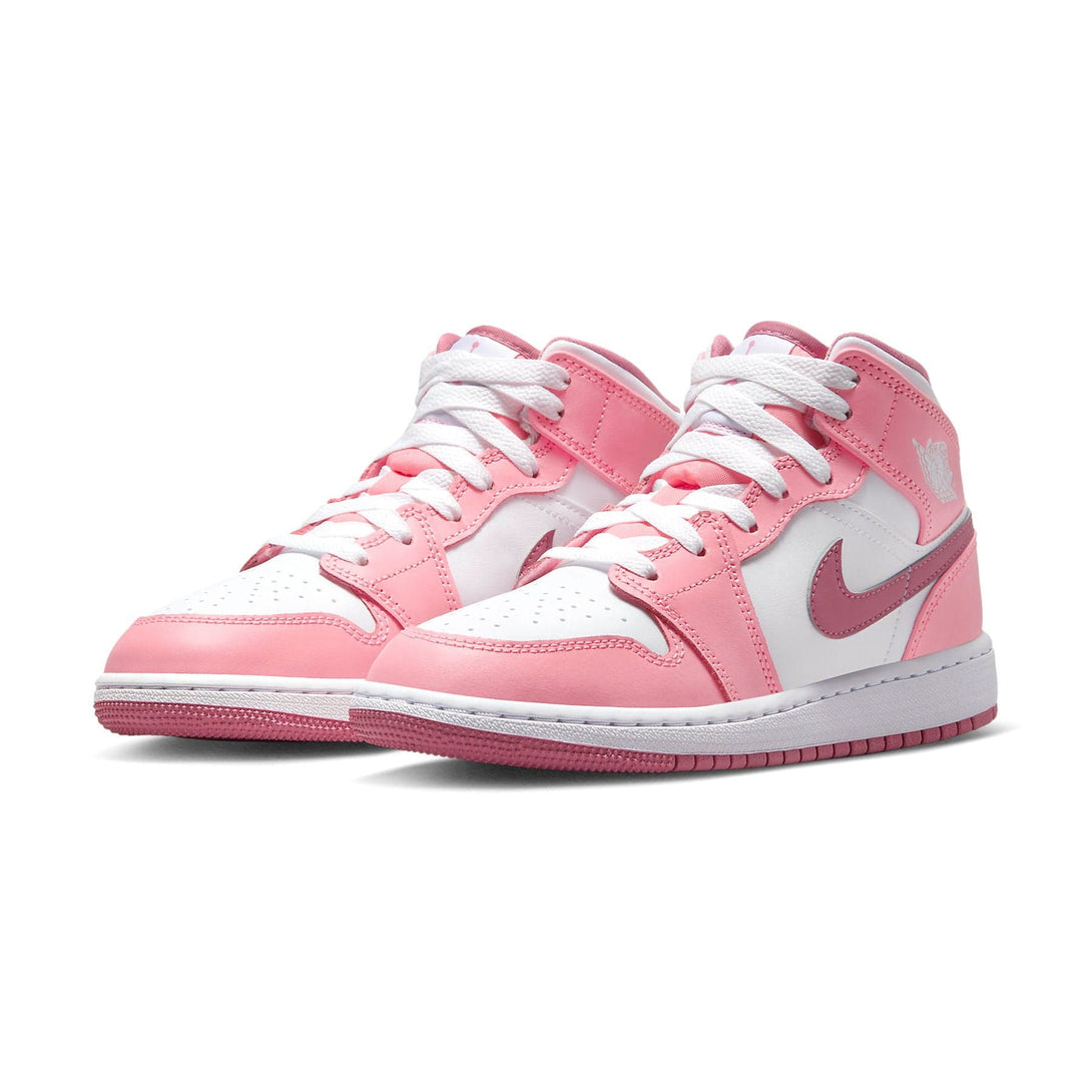 Air Jordan 1 Mid GS 'Valentine’s Day' 2023- Streetwear Fashion - lacezy.com