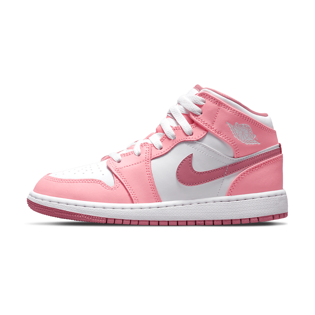 Air Jordan 1 Mid GS 'Valentine’s Day' 2023- Streetwear Fashion - lacezy.com