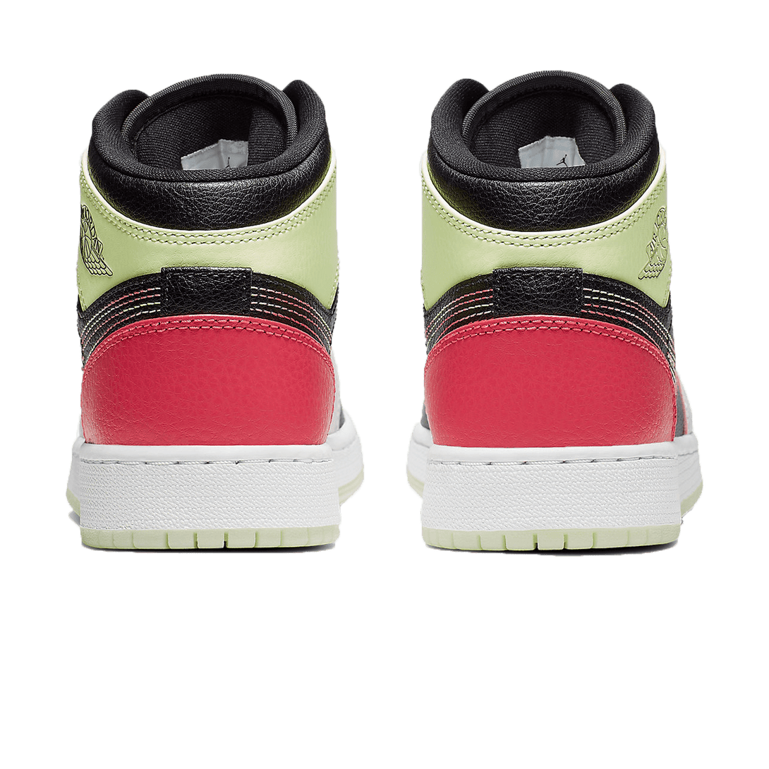 Air Jordan 1 Mid 'Glow In The Dark'- Streetwear Fashion - lacezy.com