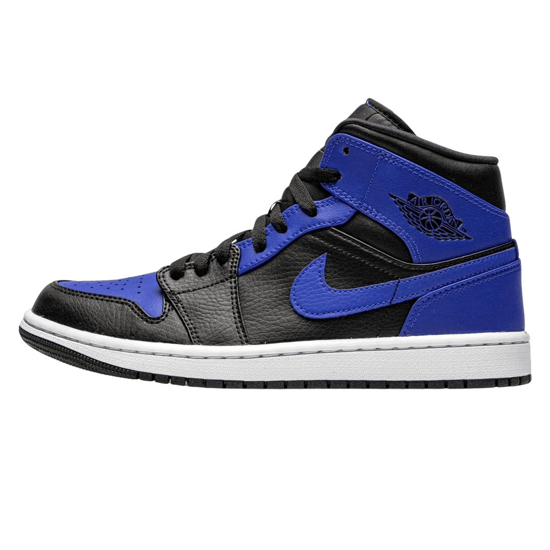 Air Jordan 1 Mid 'Hyper Royal'- Streetwear Fashion - lacezy.com