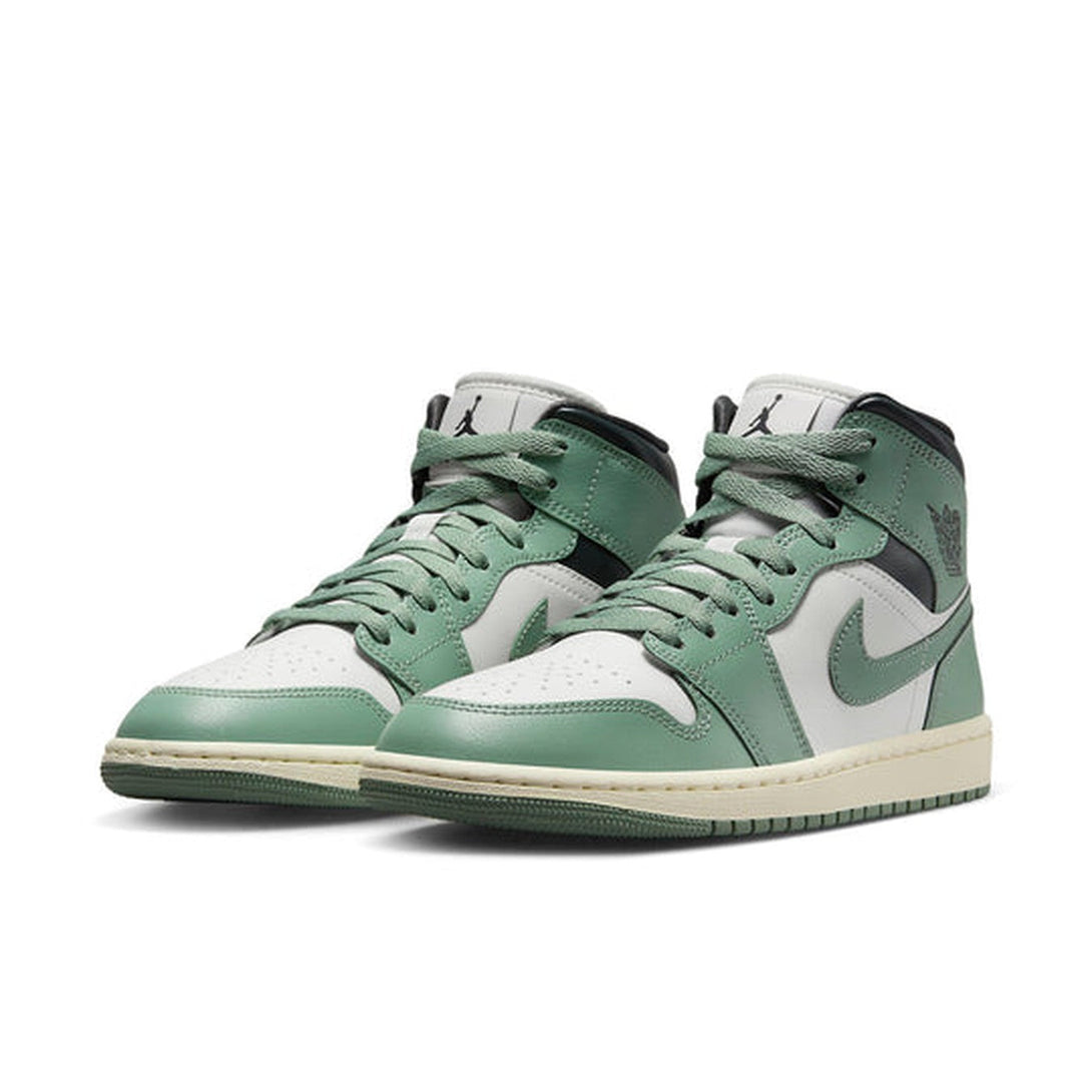 Air Jordan 1 Mid 'Jade Smoke' Wmns- Streetwear Fashion - lacezy.com