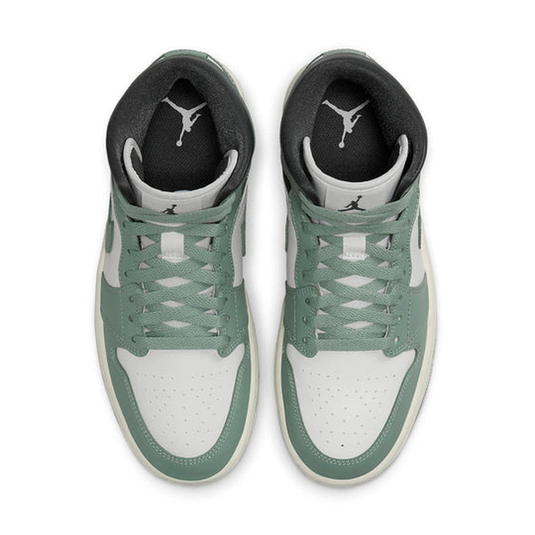 Air Jordan 1 Mid 'Jade Smoke' Wmns- Streetwear Fashion - lacezy.com