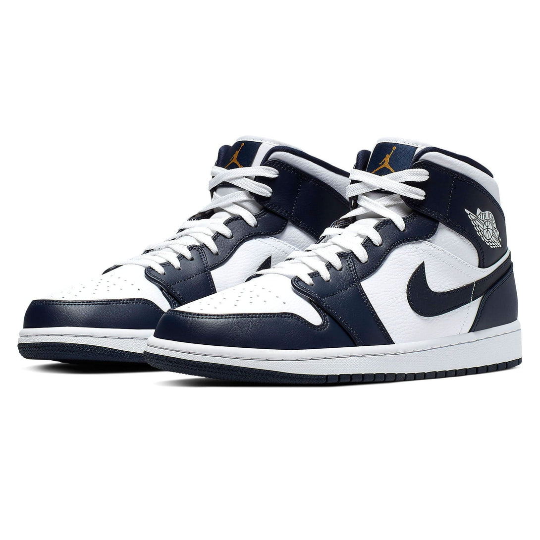 Air Jordan 1 Mid 'Obsidian'- Streetwear Fashion - lacezy.com