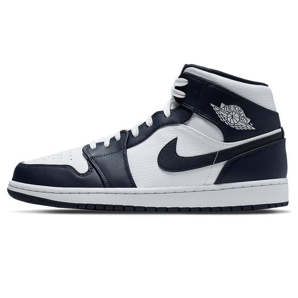 Air Jordan 1 Mid 'Obsidian'- Streetwear Fashion - lacezy.com