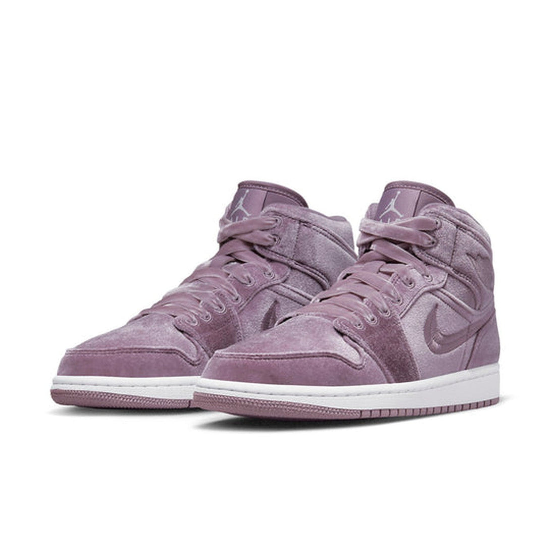 Air Jordan 1 Mid 'Purple Velvet' Wmns- Streetwear Fashion - lacezy.com