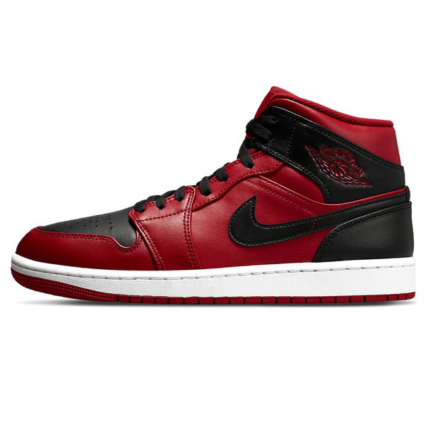 Air Jordan 1 Mid 'Reverse Bred'- Streetwear Fashion - lacezy.com