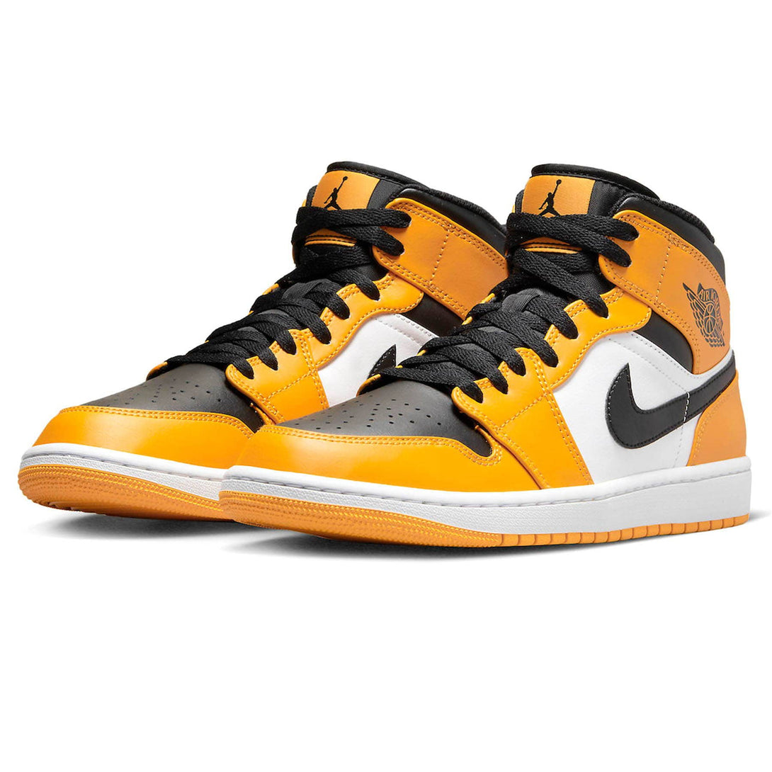 Air Jordan 1 Mid 'Reverse Yellow Toe'- Streetwear Fashion - lacezy.com