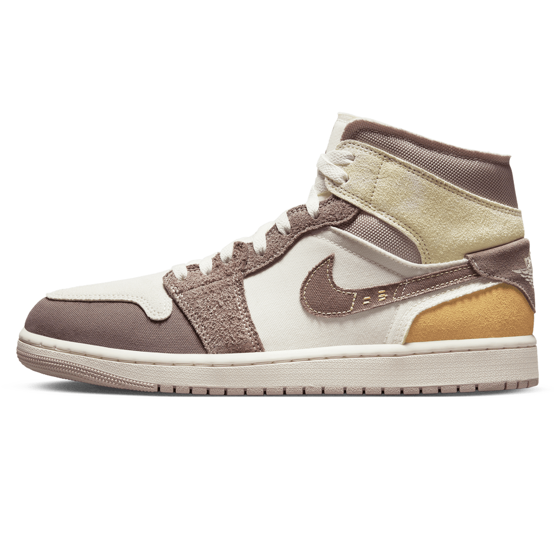 Air Jordan 1 Mid SE Craft 'Inside Out - Taupe Haze'- Streetwear Fashion - lacezy.com