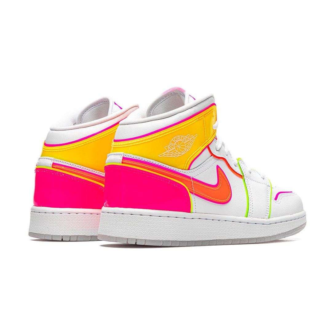 Air Jordan 1 Mid SE GS 'Edge Glow'- Streetwear Fashion - lacezy.com