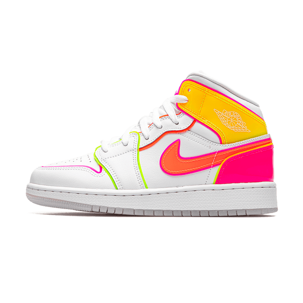 Air Jordan 1 Mid SE GS 'Edge Glow'- Streetwear Fashion - lacezy.com