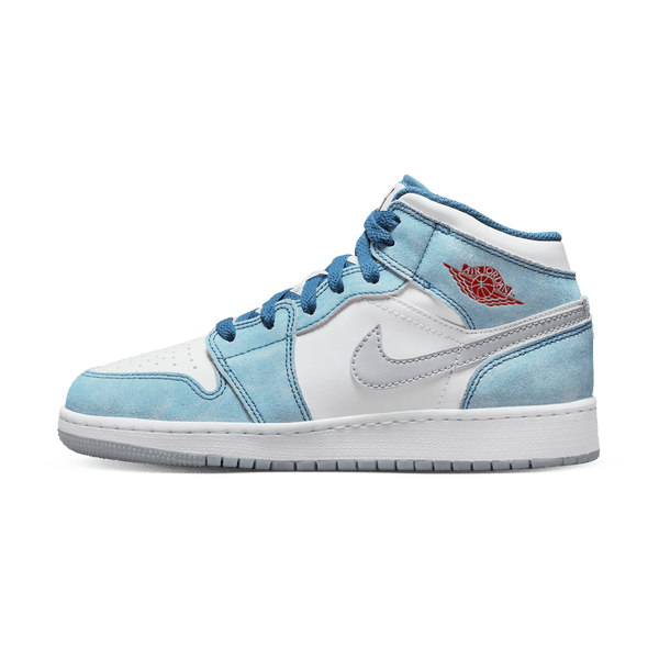 Air Jordan 1 Mid SE GS 'French Blue'- Streetwear Fashion - lacezy.com