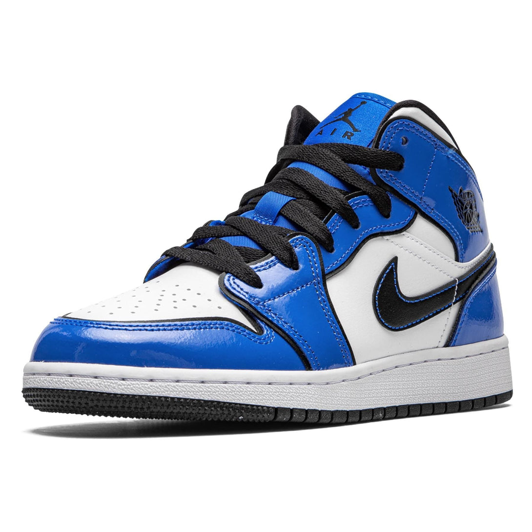 Air Jordan 1 Mid SE GS 'Signal Blue'- Streetwear Fashion - lacezy.com