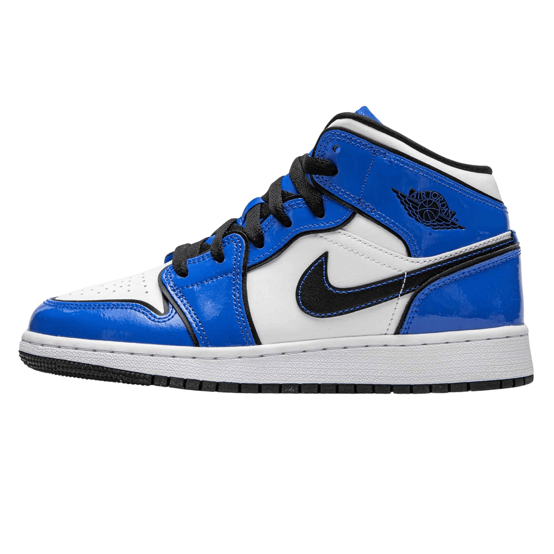 Air Jordan 1 Mid SE GS 'Signal Blue'- Streetwear Fashion - lacezy.com