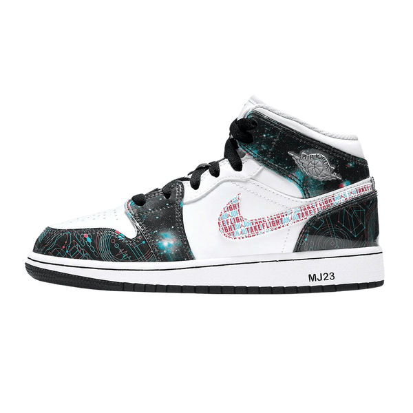 Air Jordan 1 Mid SE GS 'Take Flight'- Streetwear Fashion - lacezy.com