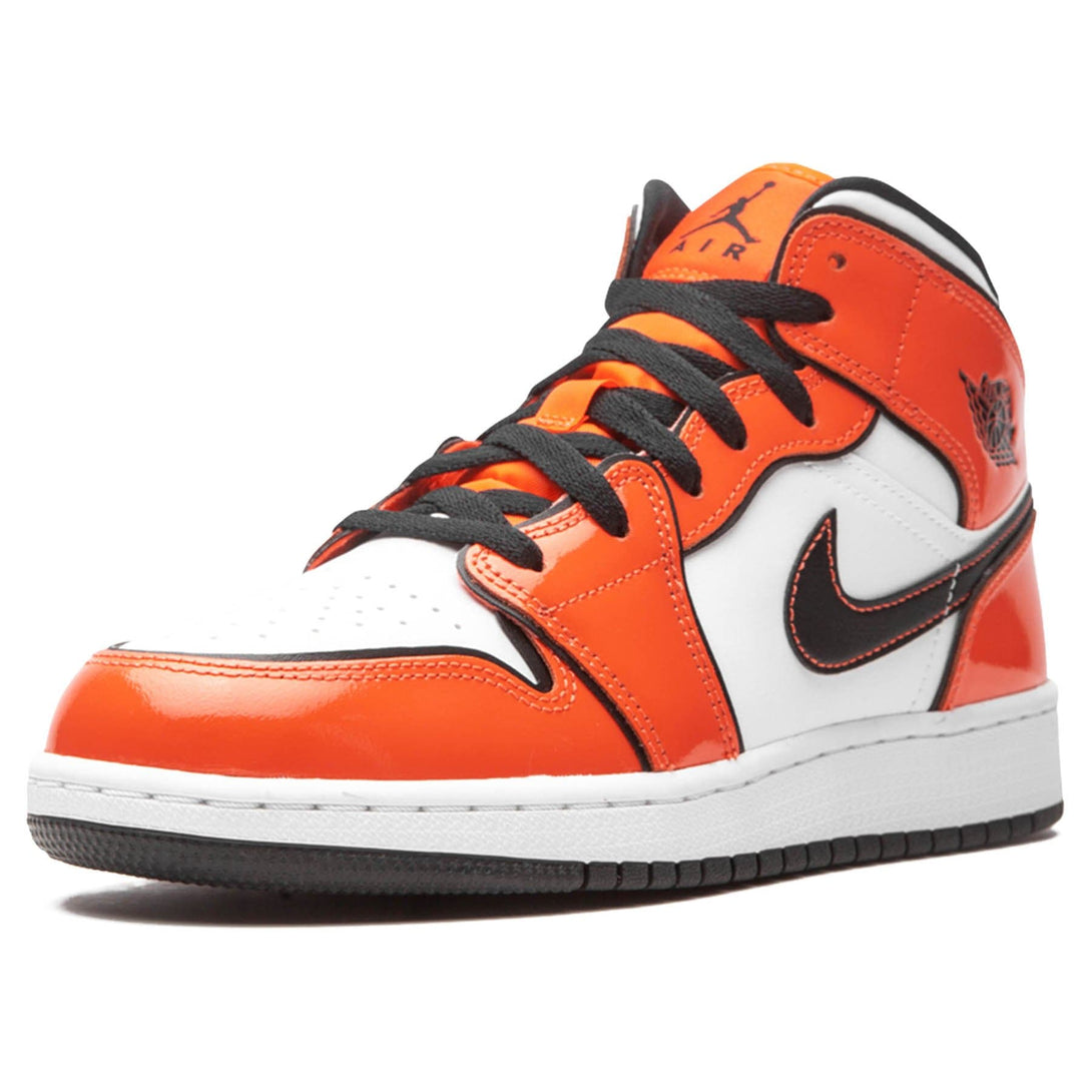 Air Jordan 1 Mid SE GS 'Turf Orange'- Streetwear Fashion - lacezy.com