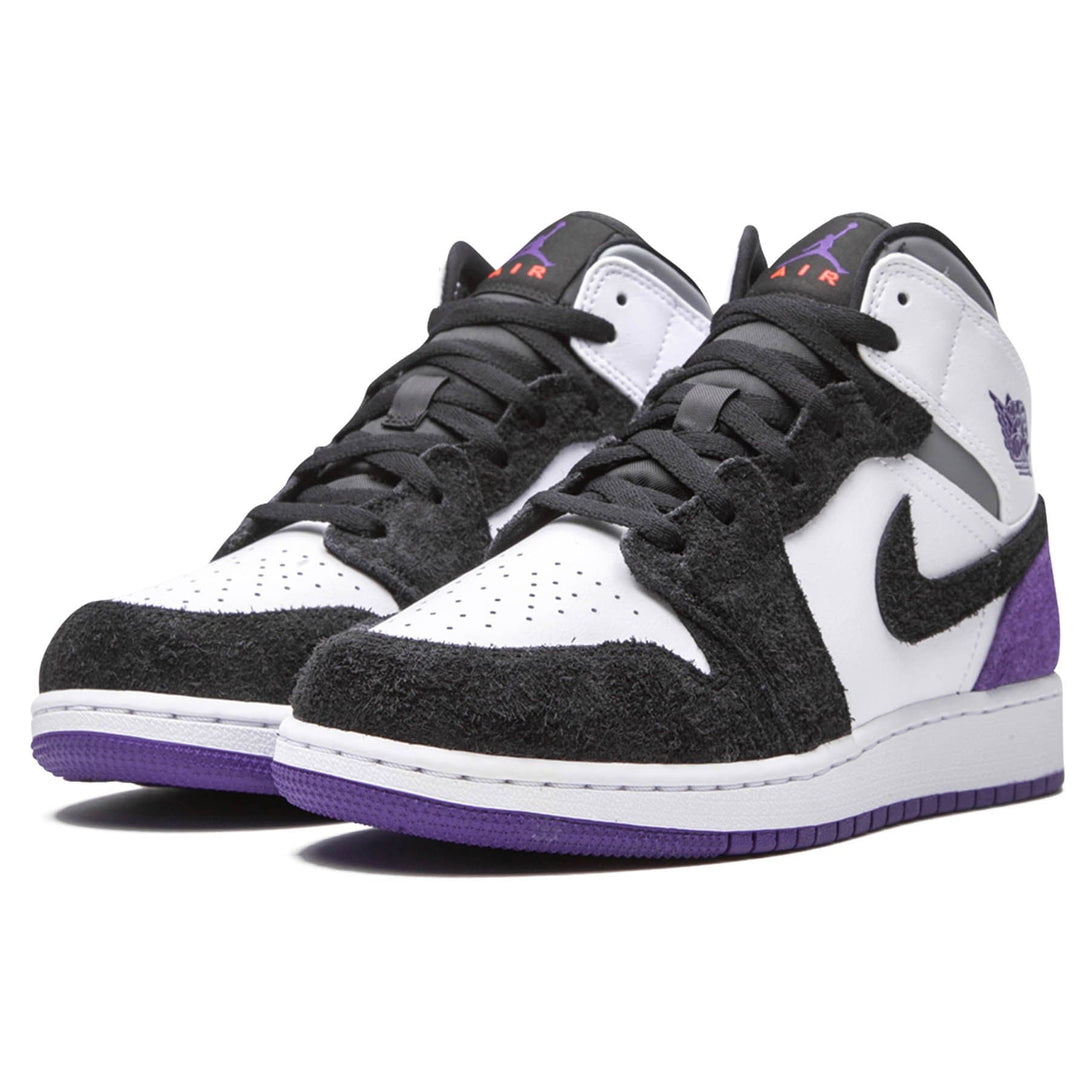 Air Jordan 1 Mid SE GS 'Varsity Purple'- Streetwear Fashion - lacezy.com