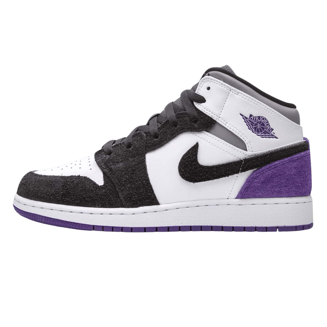 Air Jordan 1 Mid SE GS 'Varsity Purple'- Streetwear Fashion - lacezy.com