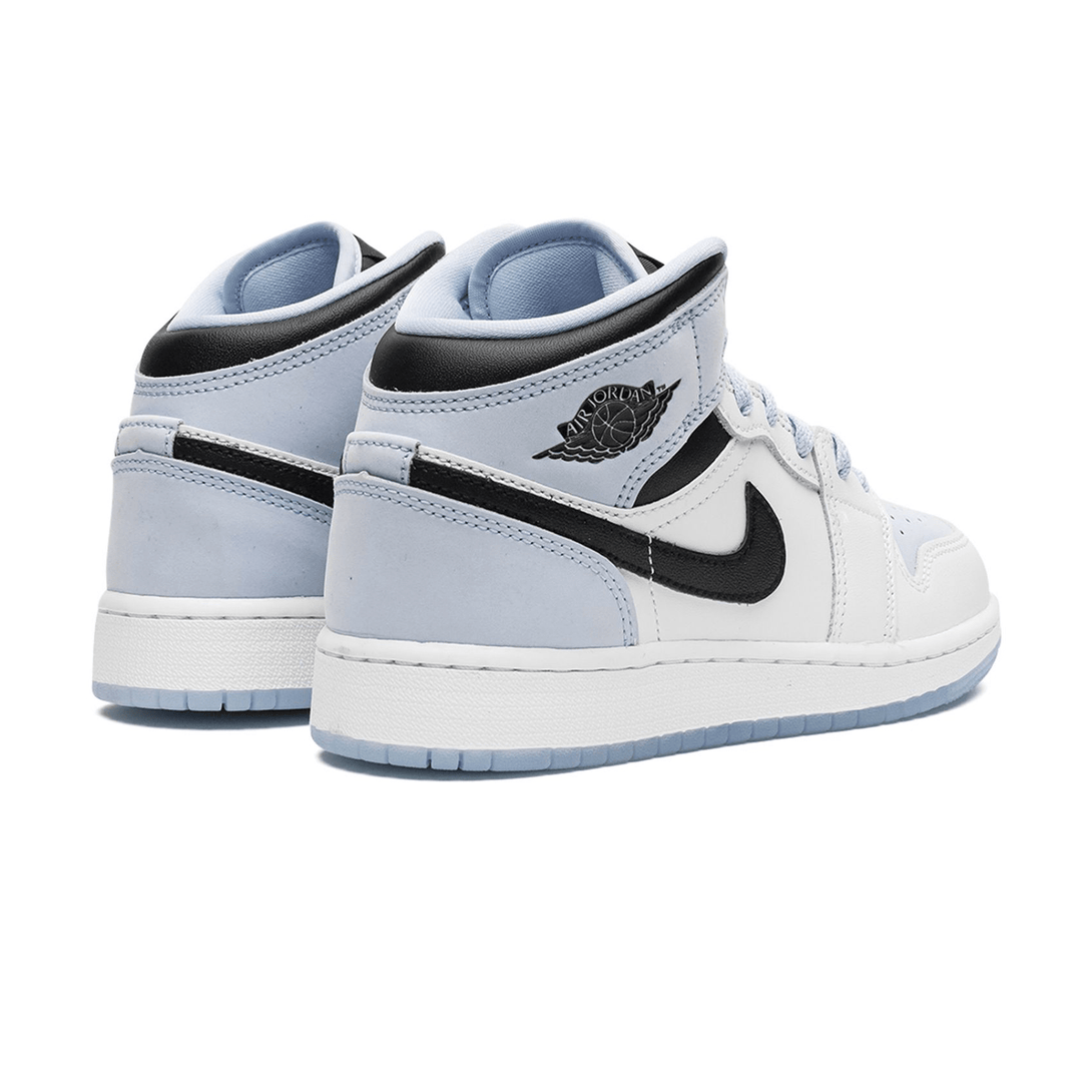 Air Jordan 1 Mid SE GS 'White Ice Blue'- Streetwear Fashion - lacezy.com