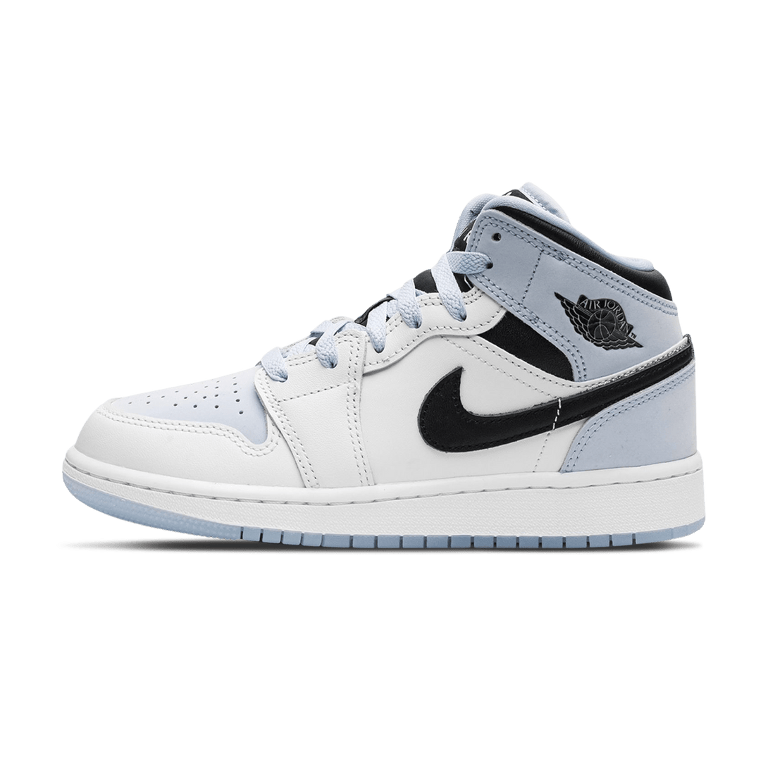 Air Jordan 1 Mid SE GS 'White Ice Blue'- Streetwear Fashion - lacezy.com