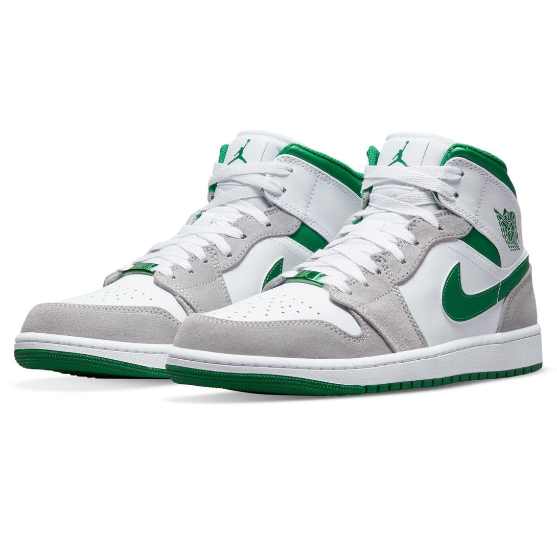 Air Jordan 1 Mid SE 'Grey Pine Green'- Streetwear Fashion - lacezy.com