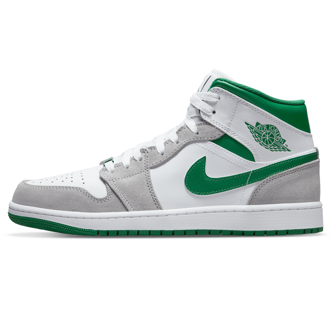 Air Jordan 1 Mid SE 'Grey Pine Green'- Streetwear Fashion - lacezy.com