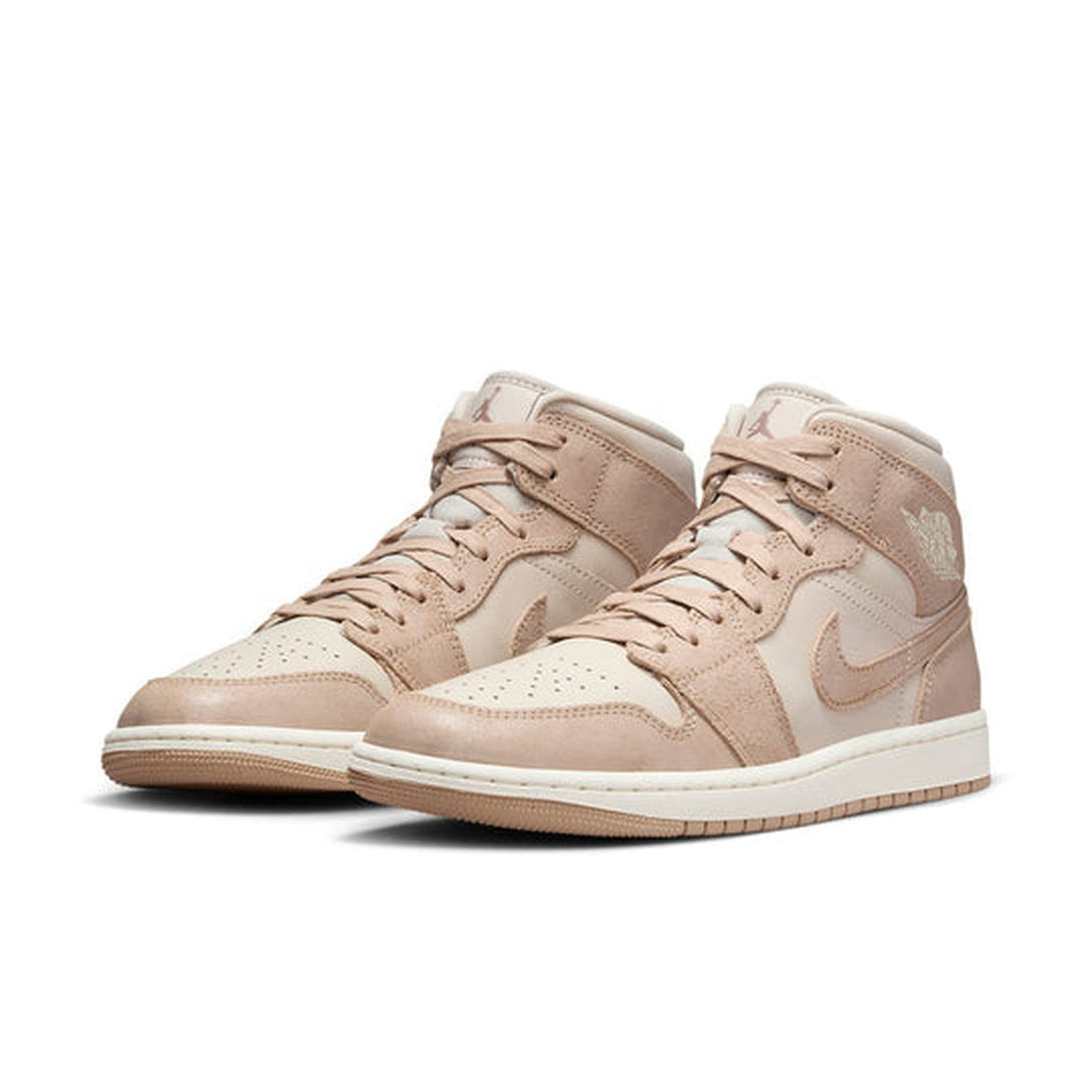 Air Jordan 1 Mid SE 'Legend Light Brown' Wmns- Streetwear Fashion - lacezy.com