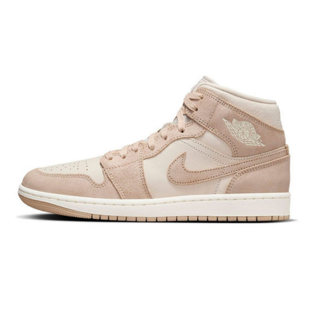 Air Jordan 1 Mid SE 'Legend Light Brown' Wmns- Streetwear Fashion - lacezy.com