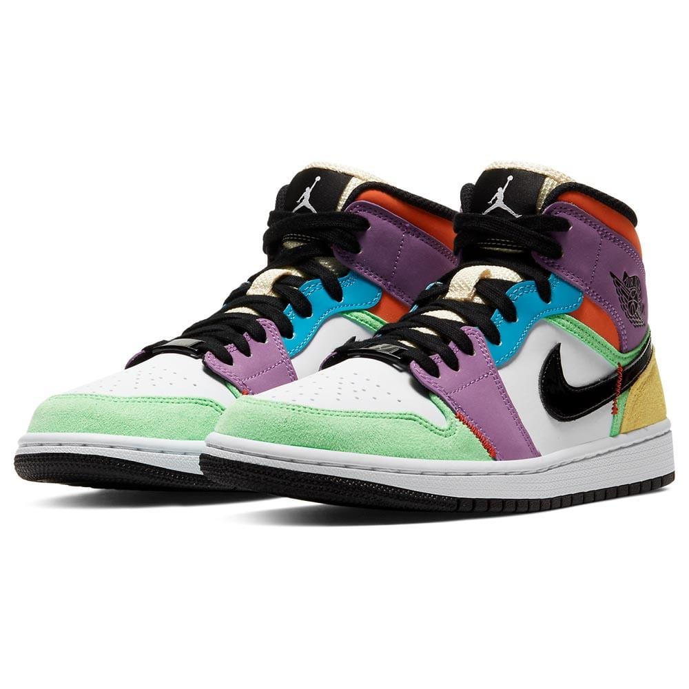 Air Jordan 1 Mid SE Multi-Colour (W)- Streetwear Fashion - lacezy.com