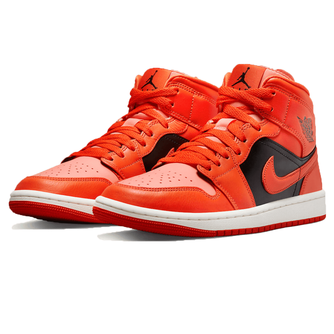 Air Jordan 1 Mid SE 'Rush Orange'- Streetwear Fashion - lacezy.com