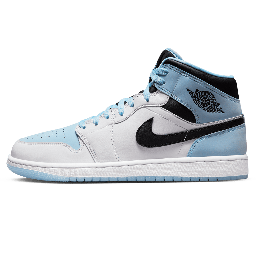 Air Jordan 1 Mid SE 'White Ice Blue'- Streetwear Fashion - lacezy.com