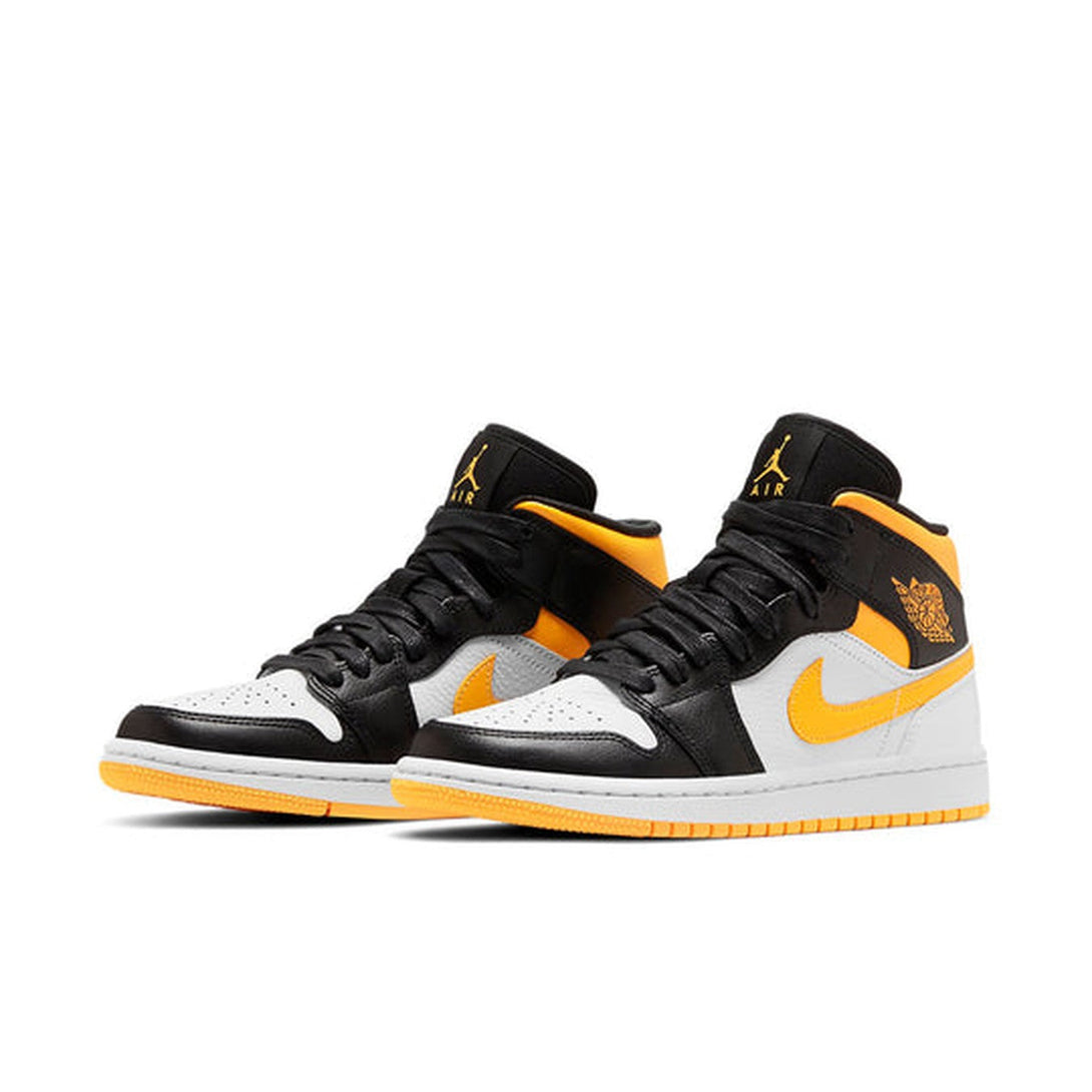 Air Jordan 1 Mid SE 'White Laser Orange' Wmns- Streetwear Fashion - lacezy.com