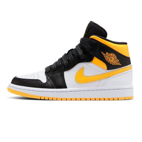 Air Jordan 1 Mid SE 'White Laser Orange' Wmns- Streetwear Fashion - lacezy.com