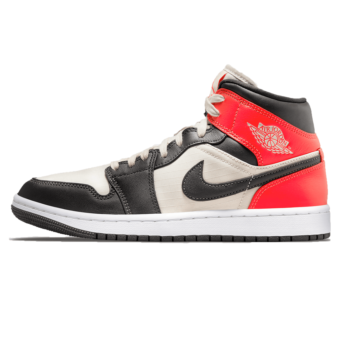 Air Jordan 1 Mid SE Wmns 'Newsprint'- Streetwear Fashion - lacezy.com