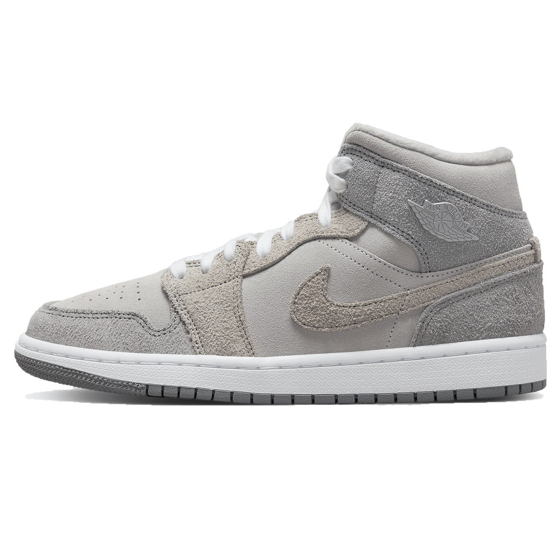 Air Jordan 1 Mid SE Wmns 'Particle Grey'- Streetwear Fashion - lacezy.com