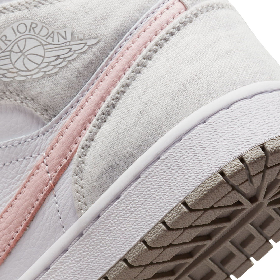 Air Jordan 1 Mid SE Wmns 'White Light Iron Ore'- Streetwear Fashion - lacezy.com