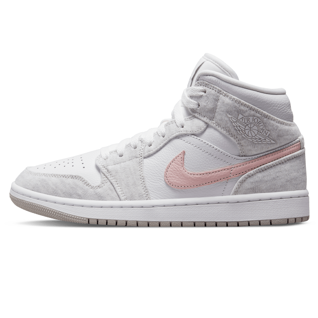 Air Jordan 1 Mid SE Wmns 'White Light Iron Ore'- Streetwear Fashion - lacezy.com