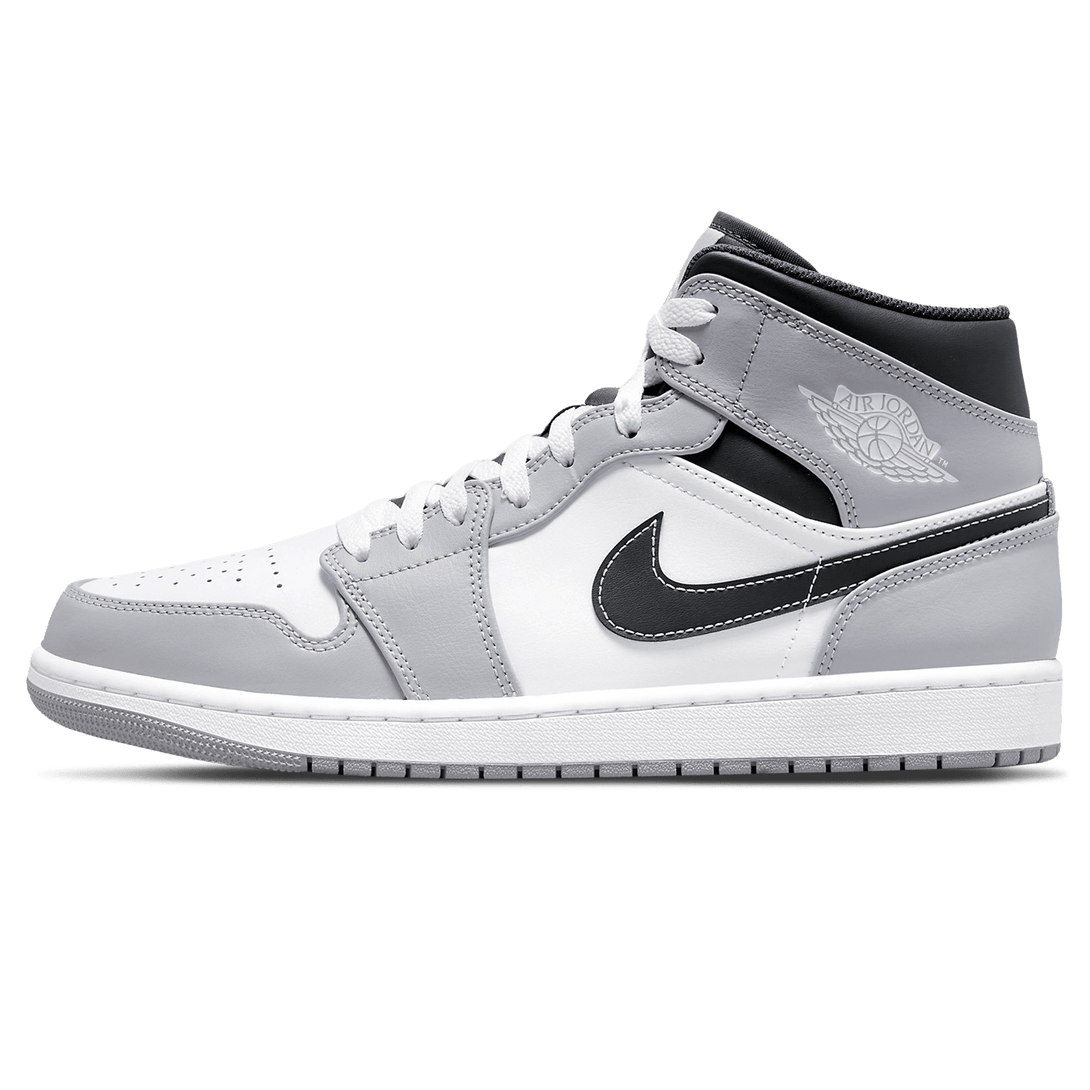 Air Jordan 1 Mid Smoke Grey Anthracite- Streetwear Fashion - lacezy.com