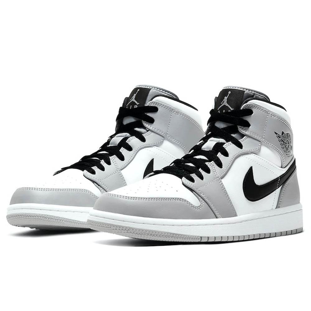 Air Jordan 1 Mid 'Smoke Grey'- Streetwear Fashion - lacezy.com