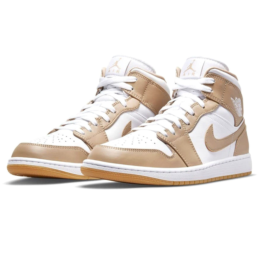 Air Jordan 1 Mid 'Tan Gum'- Streetwear Fashion - lacezy.com