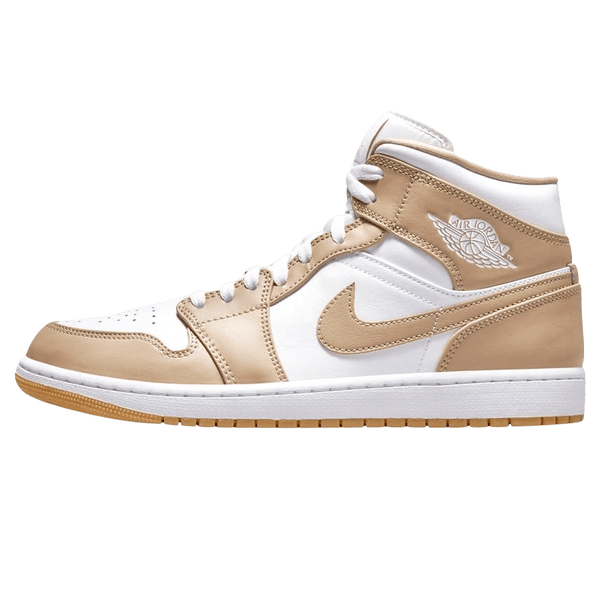 Air Jordan 1 Mid 'Tan Gum'- Streetwear Fashion - lacezy.com