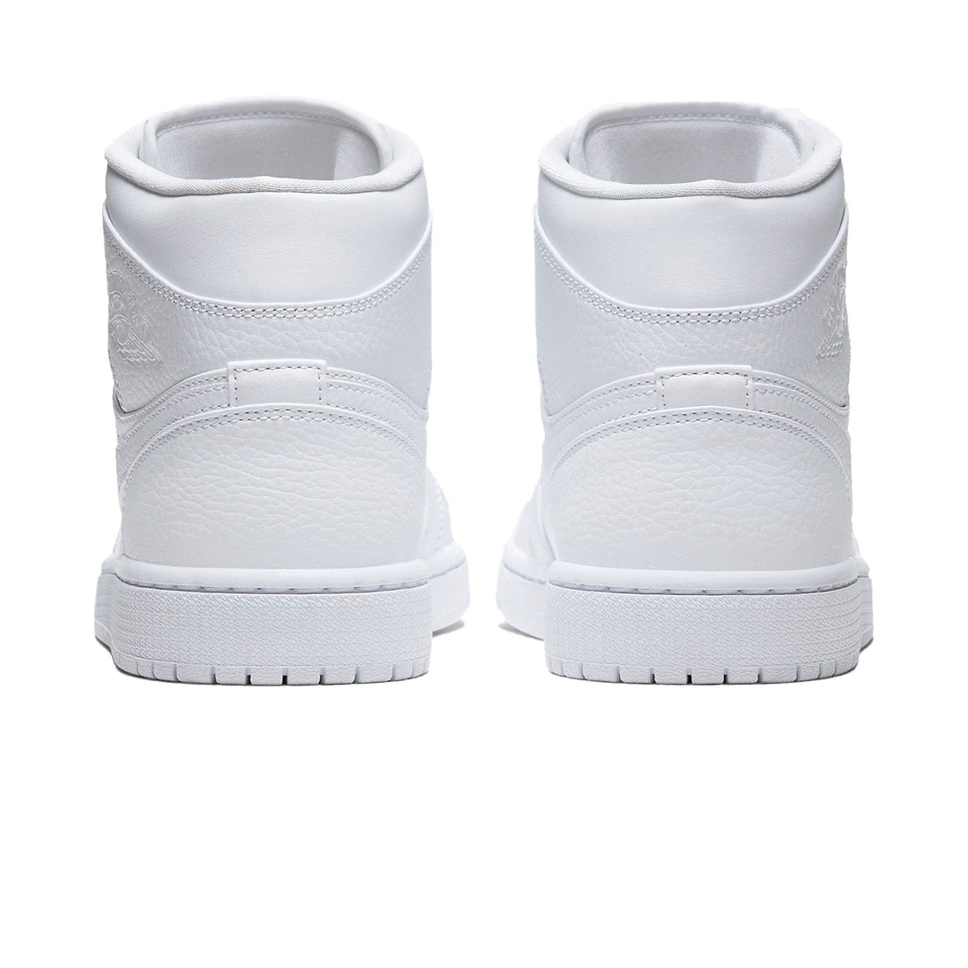 Air Jordan 1 Mid 'Triple White'- Streetwear Fashion - lacezy.com